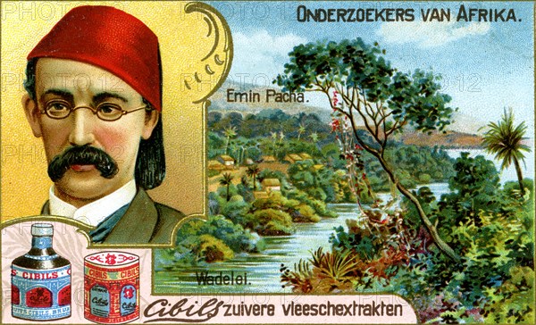 Emin Pasha, German doctor, linguist and administrator, (c1900). Artist: Unknown