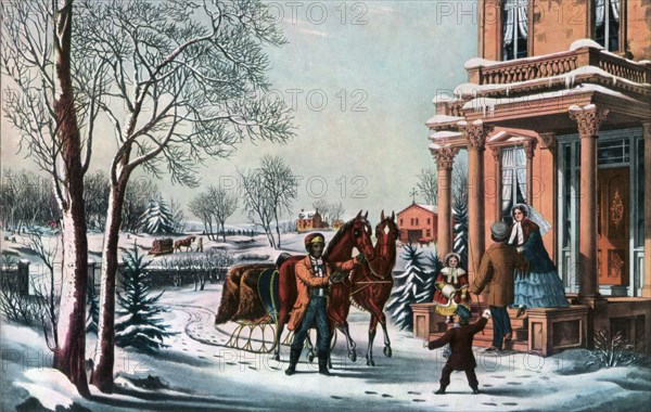 'American Country Life', 1855.Artist: Currier and Ives