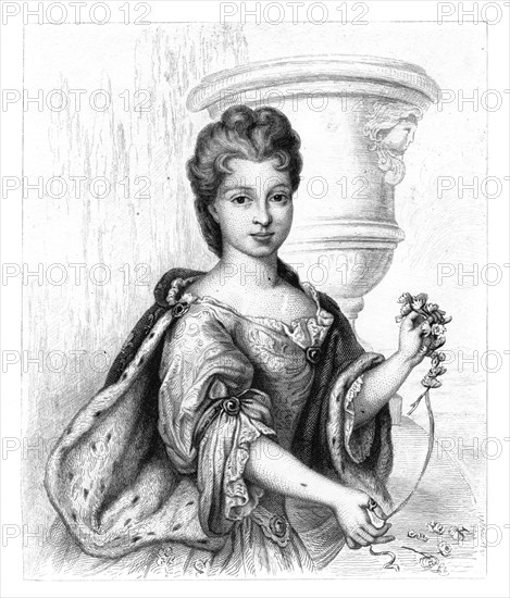 Marie Louise Elisabeth of Orleans. Artist: Unknown