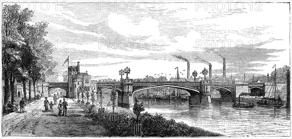 Skeldergate Bridge, York. North Yorkshire, 19th century. Artist: Unknown