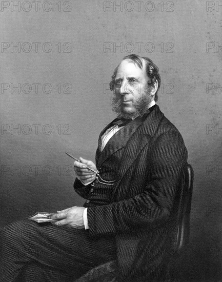 George Cruikshank (1792-1878). English caricaturist and book illustrator, late 19th century.Artist: DJ Pound