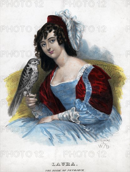 Laura, the bride of Petrarch, c1770-1840. Artist: Unknown