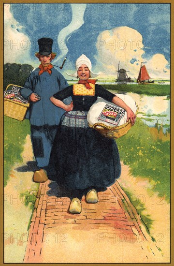 Advert for Sunlight Soap, c1900s. Artist: Unknown