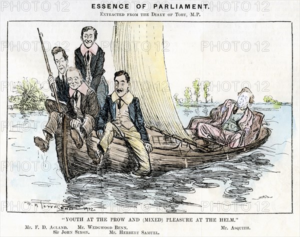 'Youth at the Prow and (Mixed) Pleasure at the Helm', 1912. Artist: Unknown