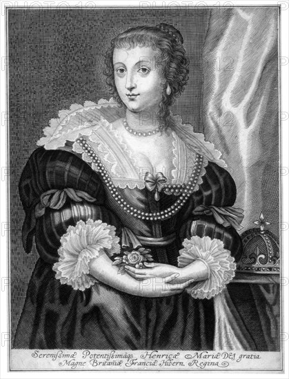 Henrietta Maria of France, Queen Consort of King Charles I of England. Artist: Unknown