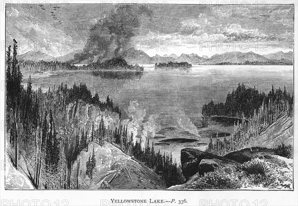 Yellowstone Lake, 19th century. Artist: Unknown