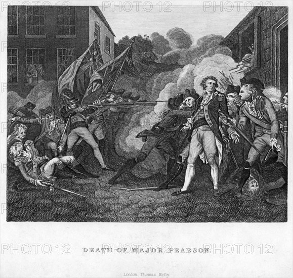 'The Death of Major Pearson', c1782-c1784. Artist: Unknown