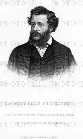 'Charles Elme Francatelli', 1862. Artist: Unknown