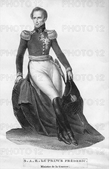 'Prince Frederic, Minister of War', c19th century. Artist: Unknown