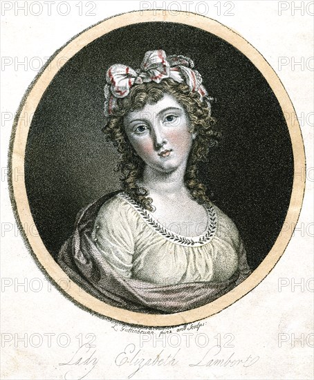'Lady Elizabeth Lambert', 1750-1820. Artist: Unknown