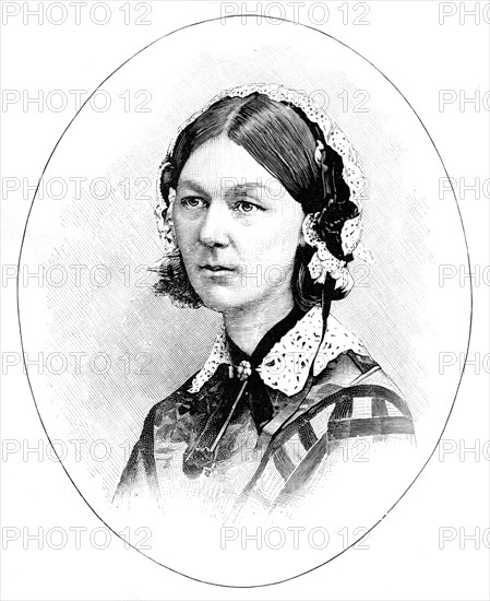 Florence Nightingale (1820-1910), British nurse. Artist: Unknown