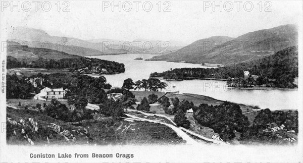 Coniston Lake, Lake District, Cumbria, 1902. Artist: Unknown