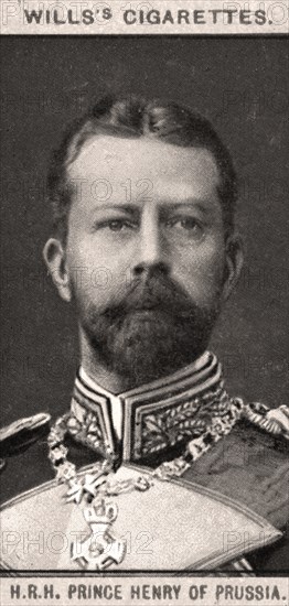 H.R.H Prince Henry of Prussia, 1908.Artist: WD & HO Wills