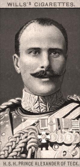 H.S.H Prince Alexander of Teck, 1908.Artist: WD & HO Wills