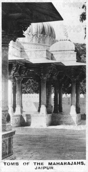 Tomb of the maharajahs, Jaipur, Rajasthan, India, c1925. Artist: Unknown