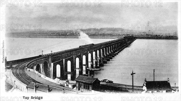 Tay Bridge, Scotland, 1902. Artist: Unknown