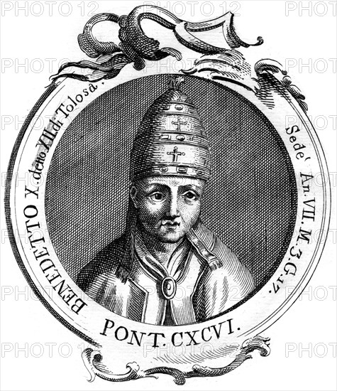 Benedict XII, Pope of the Catholic Church. Artist: Unknown