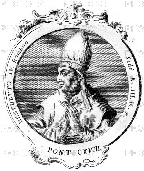 Benedict IV, Pope of the Catholic Church. Artist: Unknown