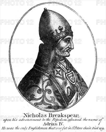 Pope Adrian IV. Artist: Unknown