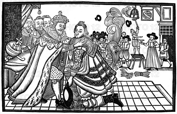 Prince Charles's welcome home from Spain, 1623, (1893). Artist: Unknown