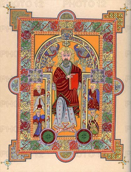 St Matthew, 7th century (1892). Artist: Unknown