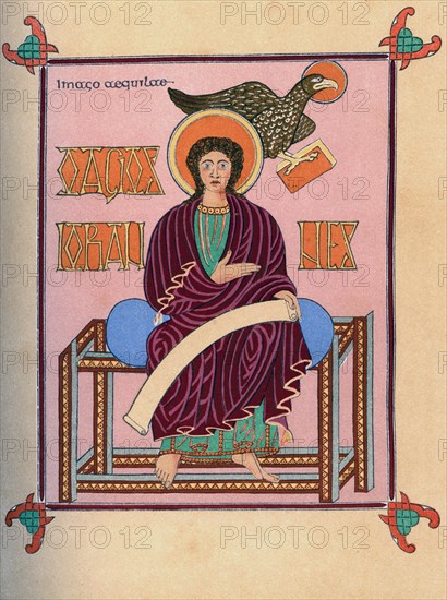 St John the Evangelist, 8th century (1892). Artist: Unknown