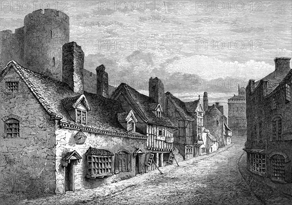 Castle Gate, Shrewsbury, Shropshire, 1893. Artist: Unknown