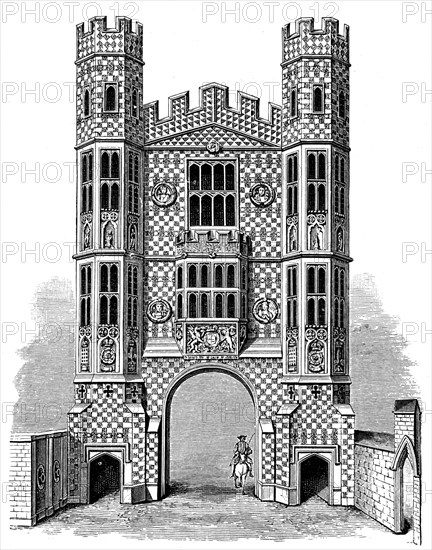 Holbein Gate, Whitehall, London, (1893). Artist: Unknown