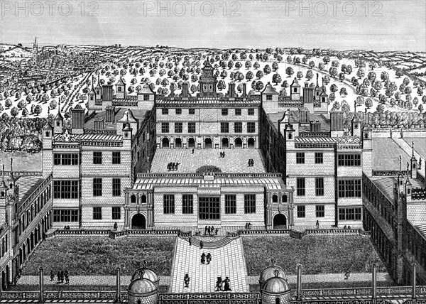 Audley End House, Saffron Walden, Essex, 1688, (1893). Artist: Unknown