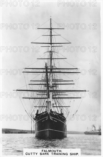 'Cutty Sark', Falmouth, 1936. Artist: Unknown