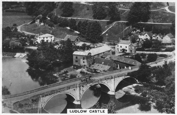 Ludlow Castle, 1936. Artist: Unknown