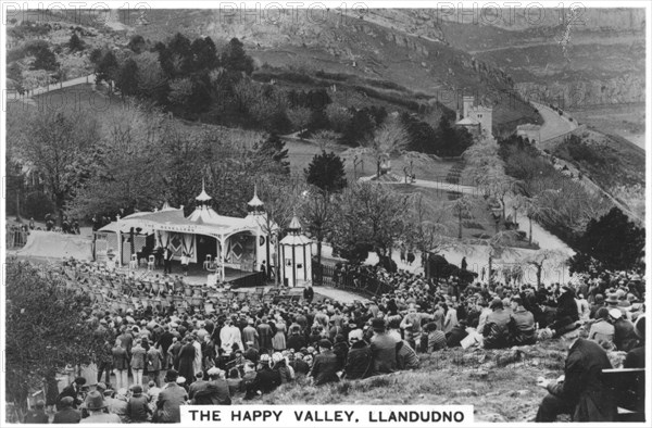 The Happy Valley, Llandudno, 1937. Artist: Unknown