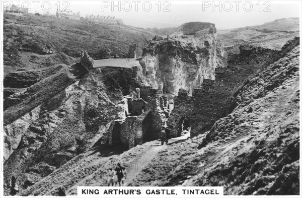 King Arthur's Castle, Tintagel, 1937. Artist: Unknown