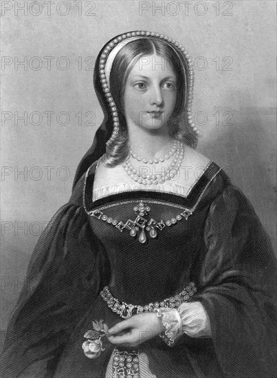 Lady Jane Grey, Queen of England. Artist: W Holl