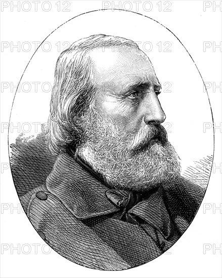 Giuseppe Garibaldi (1807-1882), Italian patriot. Artist: Unknown