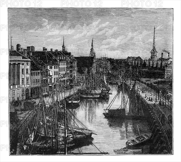 The Harbour, Copenhagen, Denmark. Artist: Unknown