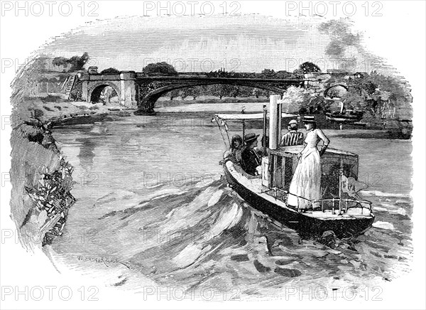 The Albert Bridge, Windsor, Berkshire. Artist: Unknown