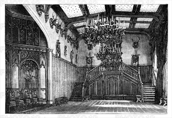 The Ballroom, Balmoral Castle, Scotland. Artist: Unknown