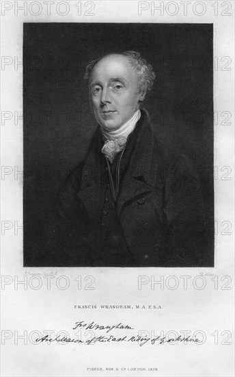 Francis Wrangham (1769-1842), British classical scholar, 1829.Artist: R Hicks