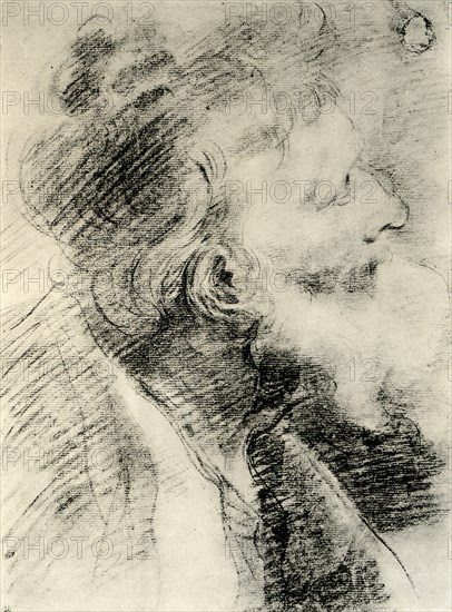 Study for the Head of an Old Man, 1913.Artist: Peter Paul Rubens