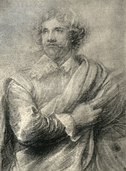 Study for the painting of the engraver, Peter De Jode the Younger, 1913.Artist: Anthony van Dyck