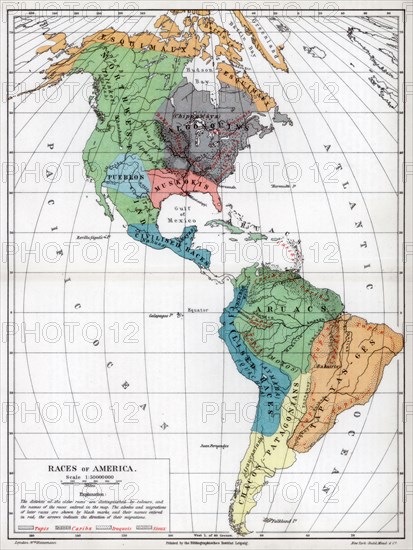 Races of America, 1901. Artist: Unknown