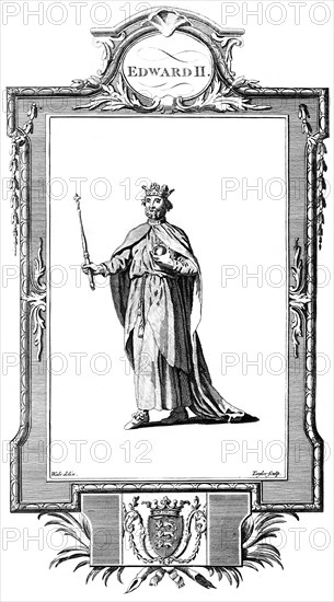 Edward II of England. Artist: Taylor