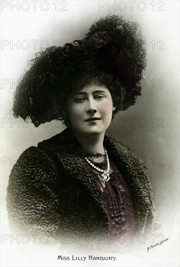 Lily Hanbury (1874-1908), English actress, early 20th century.Artist: Reinhold Thiele