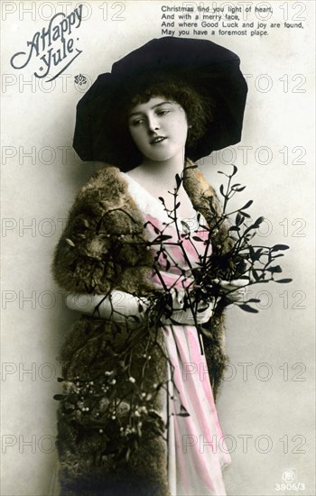 'A Happy Yule', 1913. Artist: Unknown