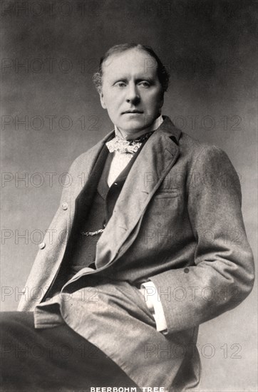 Herbert Beerbohm Tree (1852-1917), English actor, 1907.Artist: Langfier Photo