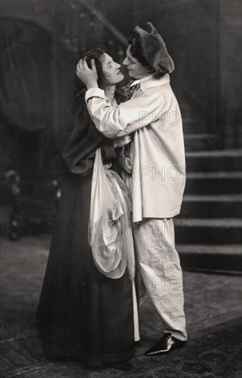 Beatrice Terry and H. Marsh Allen in The Palace of Puck, 1907. Artist: Unknown