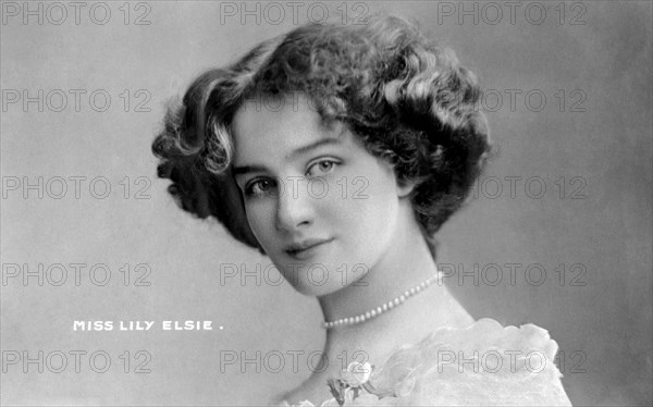 Lily Elsie (1886-1962), English actress, early 20th century.Artist: Johnston & Hoffman