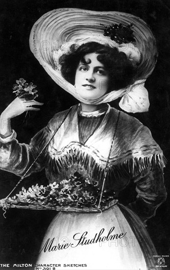 Marie Studholme (1875-1930), English actress, 1906.Artist: Milton Character Sketches