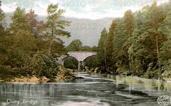 Bridge of Cluny, near Pitlochry, Perthshire, Scotland, early 20th century. Artist: Unknown